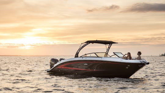 Sundeck Sea Ray 290 de luxe de 29 pieds à louer à Newport Beach, en Californie. (CARTE 2024-0067)