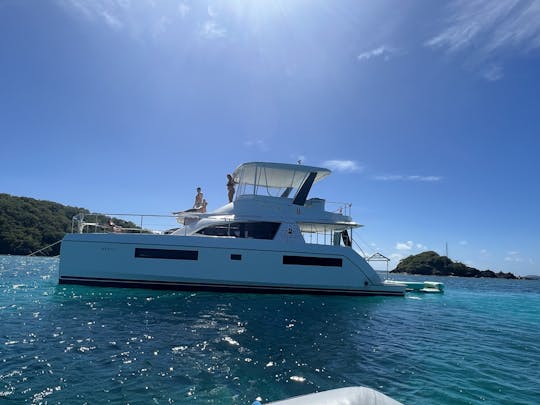 Cruise the Caribbean Like A Rockstar with 43' Luxury Power Catamaran