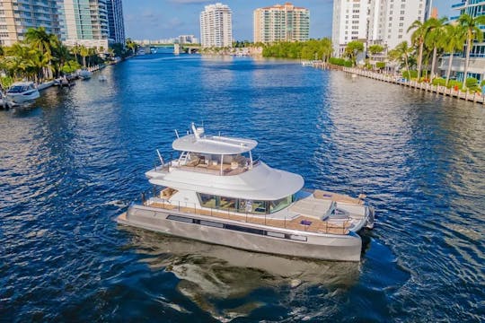 Escapadinha de iate Nisi Catamaran de 54 pés nas Bahamas