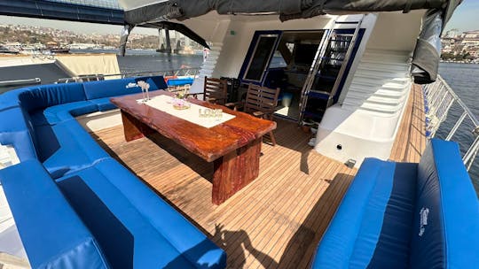 Luxurious Bosphorus Yacht Experience on 80ft Motor Yacht