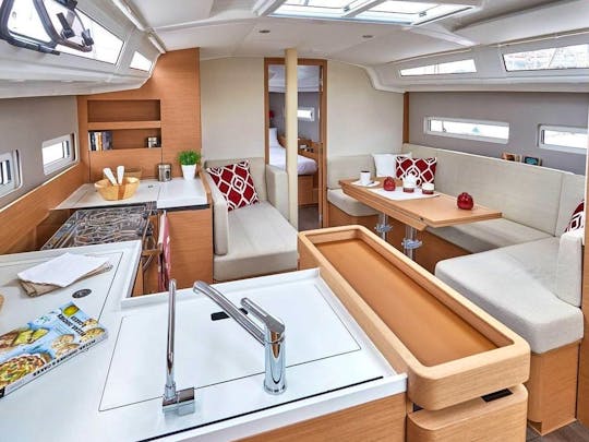 Luxury Sailing Aboard Jeanneau Sun Odyssey 410 (2024) in Greece