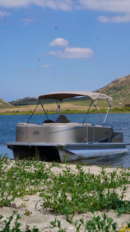 2021 AVALON 2285 FISHER TOUCH ANY LAKE BAY OR RIVER IN SOCAL on 10 Seater Toon!