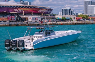 Experience Miami’s 53ft Scarab Thrill fits up to 13 people! 