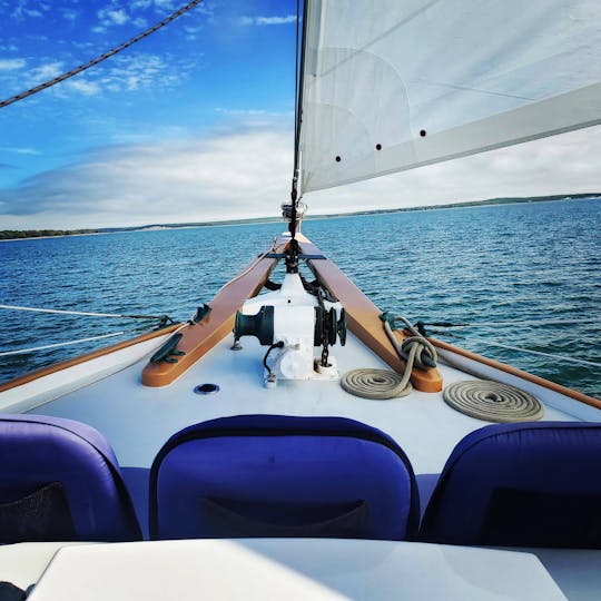 Captained sail on "Surprise", a beautiful and comfortable 50' wooden ketch