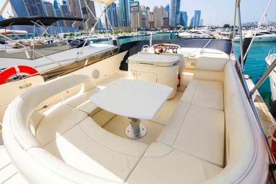 Luxury 60 Feet Majesty YACHT in Dubai Marina for up to 22 Guest 