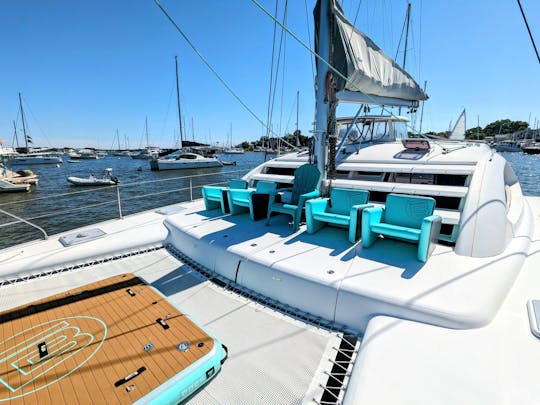 50ft Catamaran Charter with Water Toys - Deerfield/Boca Raton, FL