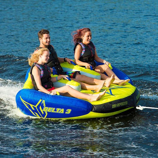 Boat Rental Maxum V8 2100SR, SKI boat with Wakeboard, TUBES, Skis