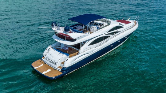 80ft Luxury Sunseeker Yacht for Amazing Day Charter in Miami