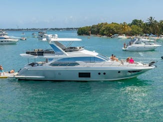 Enjoy Miami on a 68' Azimut Yacht