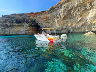 MALTA Gozo Comino Caves Caves Crystal/Blue Lagoon - Passeios de barco privados