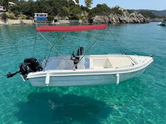 13ft Assos Small Boat - 4 People, 30hp, NO LICENSE NEEDED