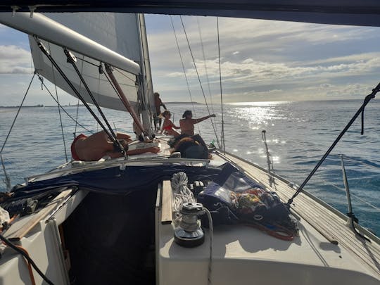 Passeio de barco Veleiro 40 pés Saint Martin