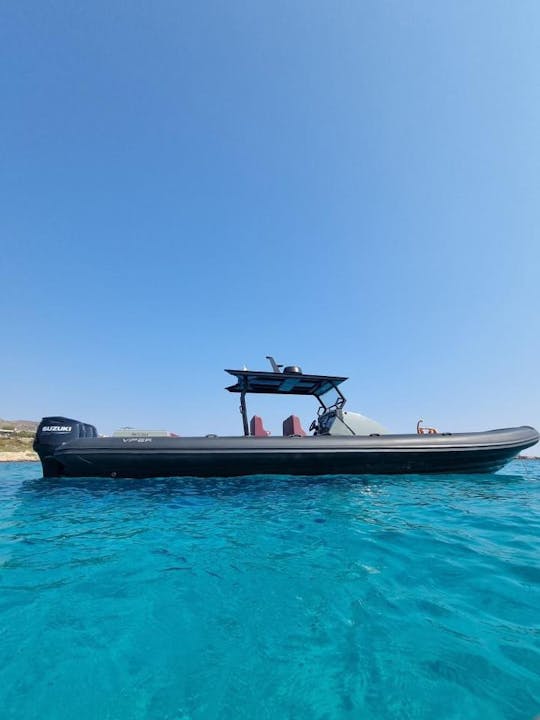 Location de bateaux RIB Paros-Antiparos et transferts en mer