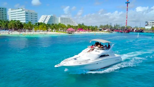 Private yacht 46ft Cancun, up to 15 pax