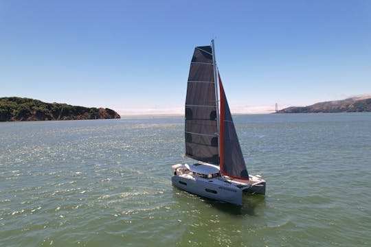 Luxury 40" Sail Catamaran | Cozy Winter Sail | San Francisco