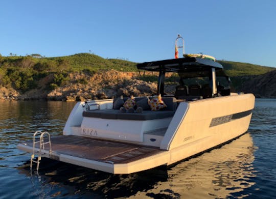 42ft Fjord Open Premium Day Boat Rental in Eivissa, Illes Balears