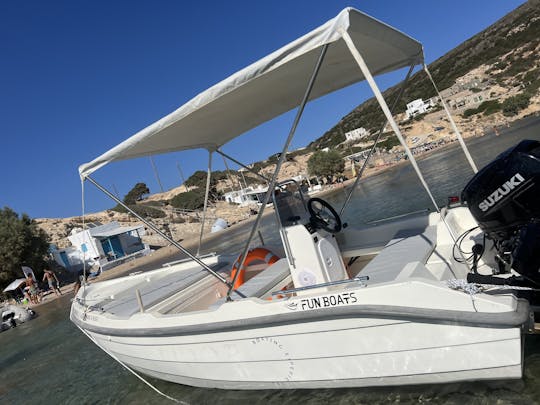 Affordable & Stylish Boat Rental in Milos – No License Required