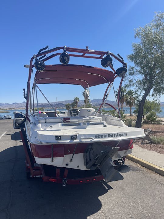 23ft Ebbtide Deck Boat for Awesome Day on Lake Havasu with Captain Ryan!