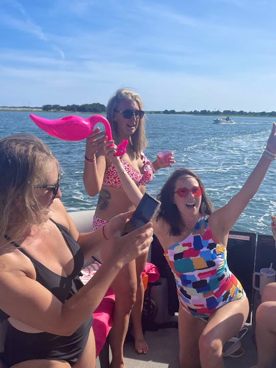 All-Inclusive 2023 Crest Party Barge Pontoon for Parties and More!
