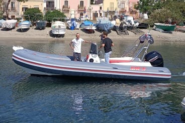 マキシ・リブ・ラニエリ 6.50 mt 150 HP からミラッツォ・シチリアまで