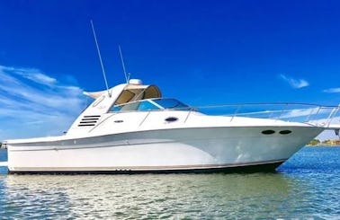 38' Sea Ray Boat for rent in Miami, FL, is ideal for entertaining!!!!