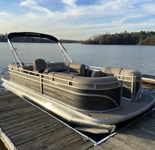 ☀️ NOUVEAU ponton SunTracker 2024 ! Lac Martin, lac Jordan, rivière Alabama et plus encore !