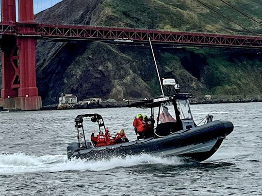 Former US Navy High Speed Zodiac Cruise San Francisco Bay 