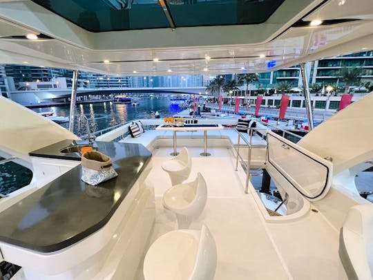 75ft Paramount X32 Power Mega Yacht Rental in Dubai, United Arab Emirates