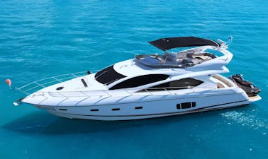 Aluguel de iates de luxo Sunseeker de 63 pés em Sanya