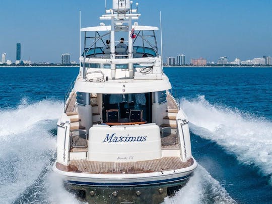 Explore Fort Lauderdale on 68ft Fairline Power Mega Yacht!