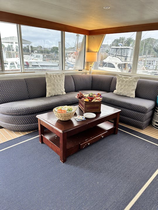 Relax Aboard The Classic Motor Yacht in Southern New England and Florida