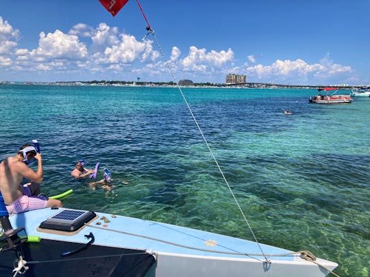 Relaxing Catamaran Adventure: Snorkel, Sail, Dolphins