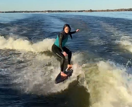 Captain included- Wake surf, water tubing or relax at sunset. All customized! 