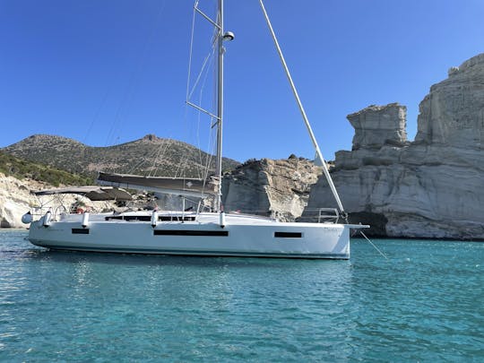 Saiing Boat Sun Odyssey 490 model 2022 at  Chania West Crete