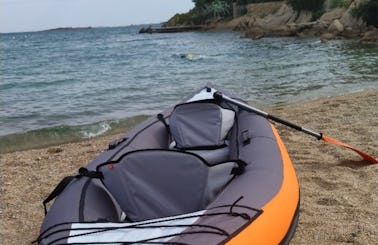 Inflatable kayak 2+1 seats