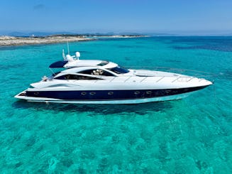 Location de méga-yacht Sunseeker Predator 68 POLUX à Ibiza 