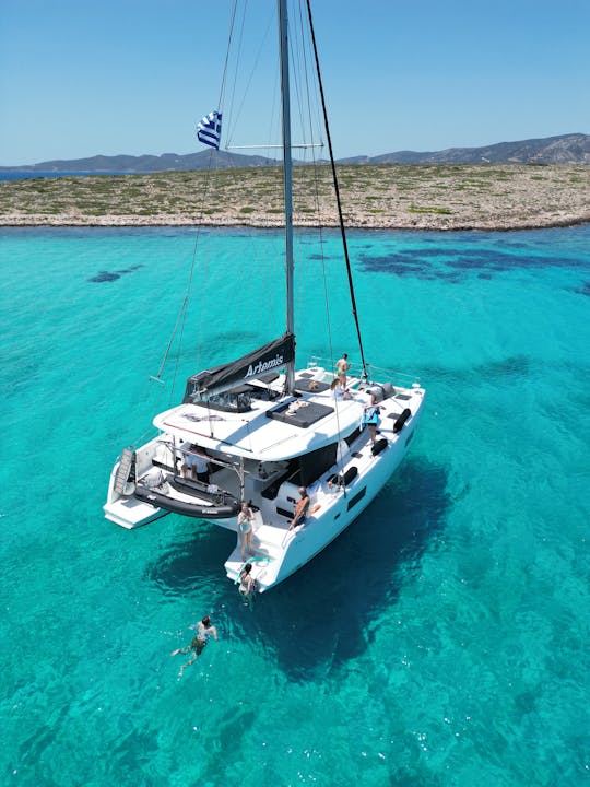 Lagoon 42 Artemis Cruising Catamaran Charter in Naxos, Greece