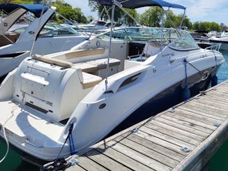 27 Sea Ray Sundancer DM for October specials