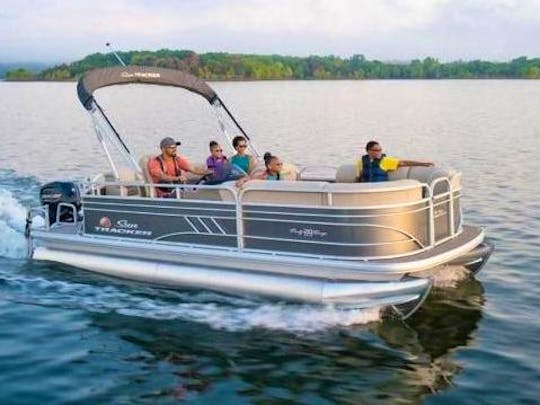 Party, Swim, Relax Aboard 2022 Suntracker Party Barge