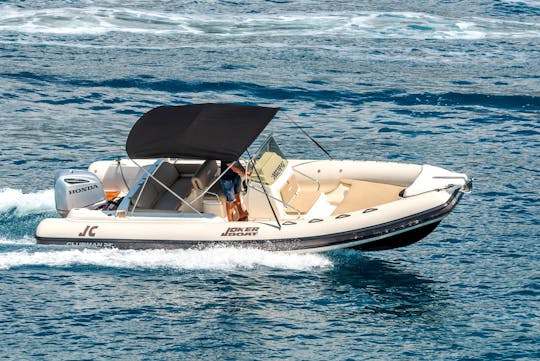 ¡Disfruta de la conducción más suave incluso en aguas turbulentas a bordo del Joker Clubman 24!