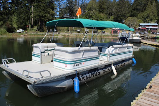Barco flutuante de 24 pés Siltcoos lake
