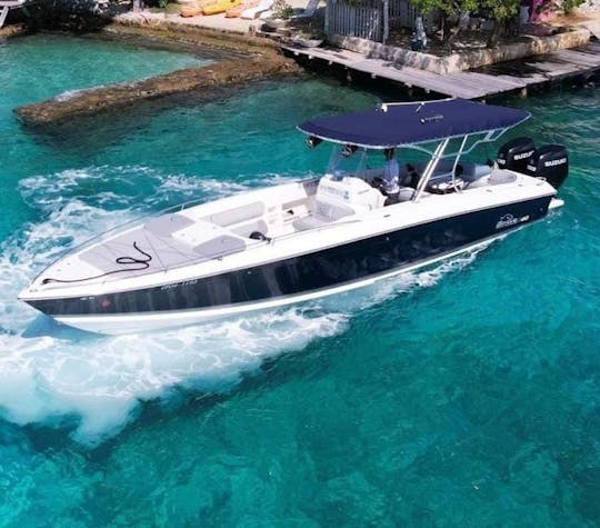 Private Boat 38FT for island hopping in Cartagena  Cholon Baru Islas del Rosario