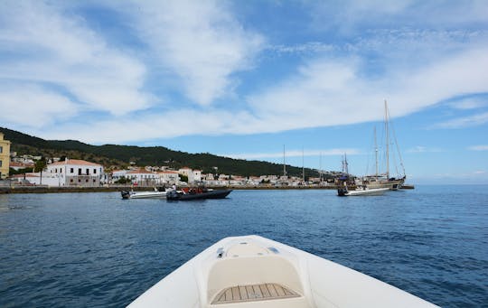 Viaje diario desde Spetses/Porto Cheli a las islas Dokos e Hydra con Blue Game