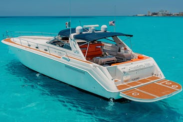 Location d'un yacht de luxe privé de 58 pieds à Cancún