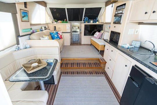 Lux 44' Flybridge Yacht In Downtown Toronto