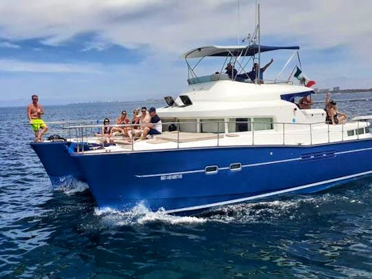 Luxury 43' Power Catamaran Charter in Puerto Vallarta
