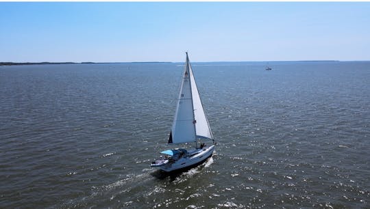 43 foot Captained Catalina Sailing Yacht Located In Rock Hall, Maryland