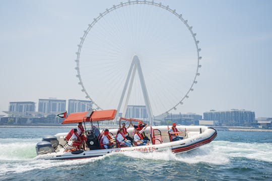 60 minutes "Marina Skyline" Speedboat Tour Dubai Marina