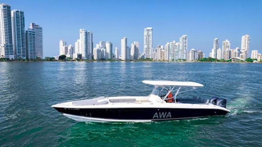 Luxury speedboat rental Bravo 41' Live and enjoy sailing in the Rosario Islands