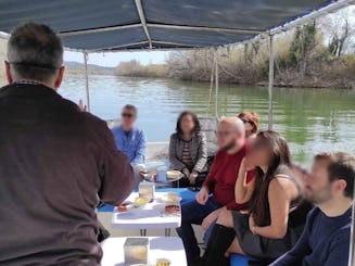 COMFORTABLE 12 PASSENGERS BOAT TO SAIL RIVER EBRO FROM TORTOSA